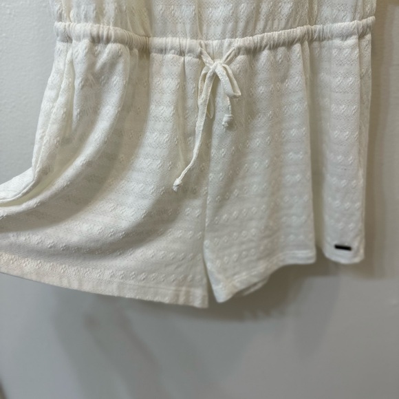 Roxy Tank Top Romper NWT. White. Lacey. Lightweight. Size small. Women's. - Picture 5 of 5